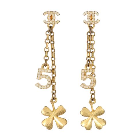 chanel number 5 earrings